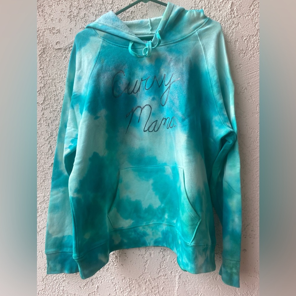 “Curvy Mama” Tie Dyed Hoodie